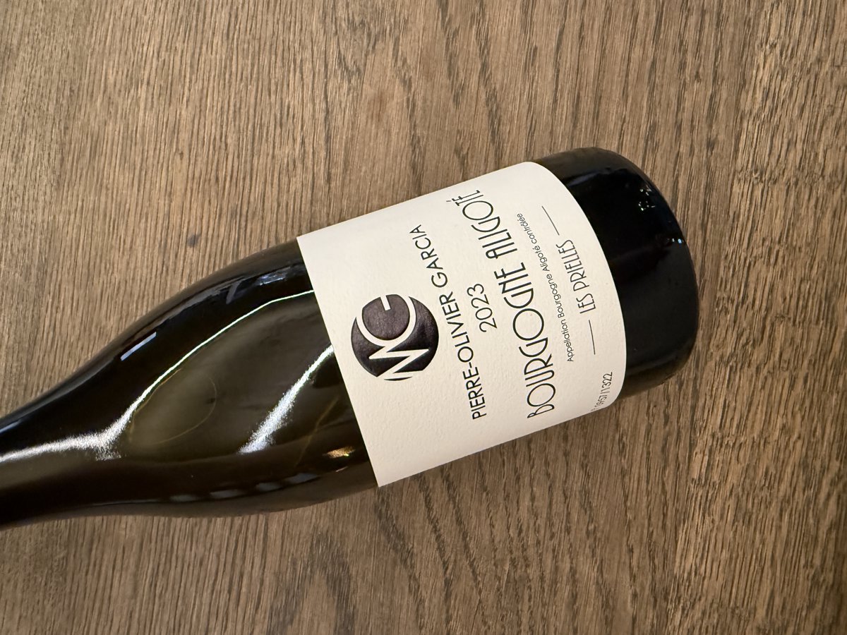 PIERRE OLIVIER GARCIA BOURGOGNE ALIGOTE LES PRIELLES 2023 vol.12.5
